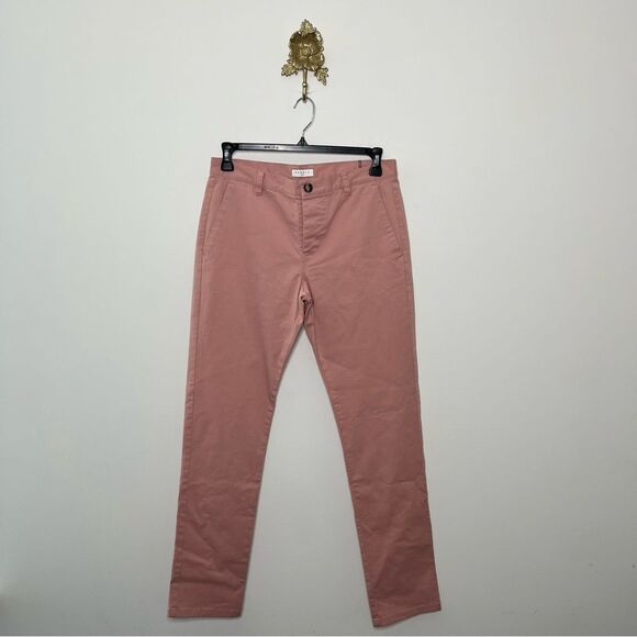 Sandro Soft Pink Straight Leg Chinos 40 - Picture 1 of 8